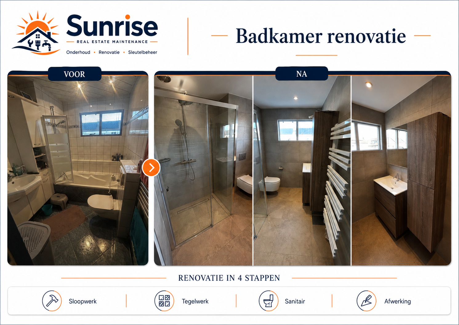 Badkamerrenovatie - Sunrise Real Estate Maintenance Costa del Sol