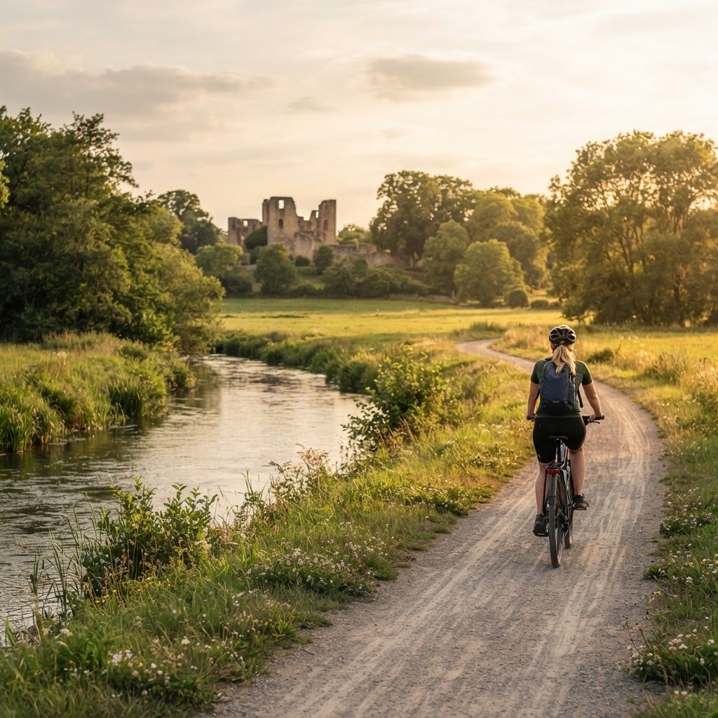 Erft-Radweg bei Erftstadt: Wasserburgen, Schlösser und der Abstecher zum Marktplatz Lechenich