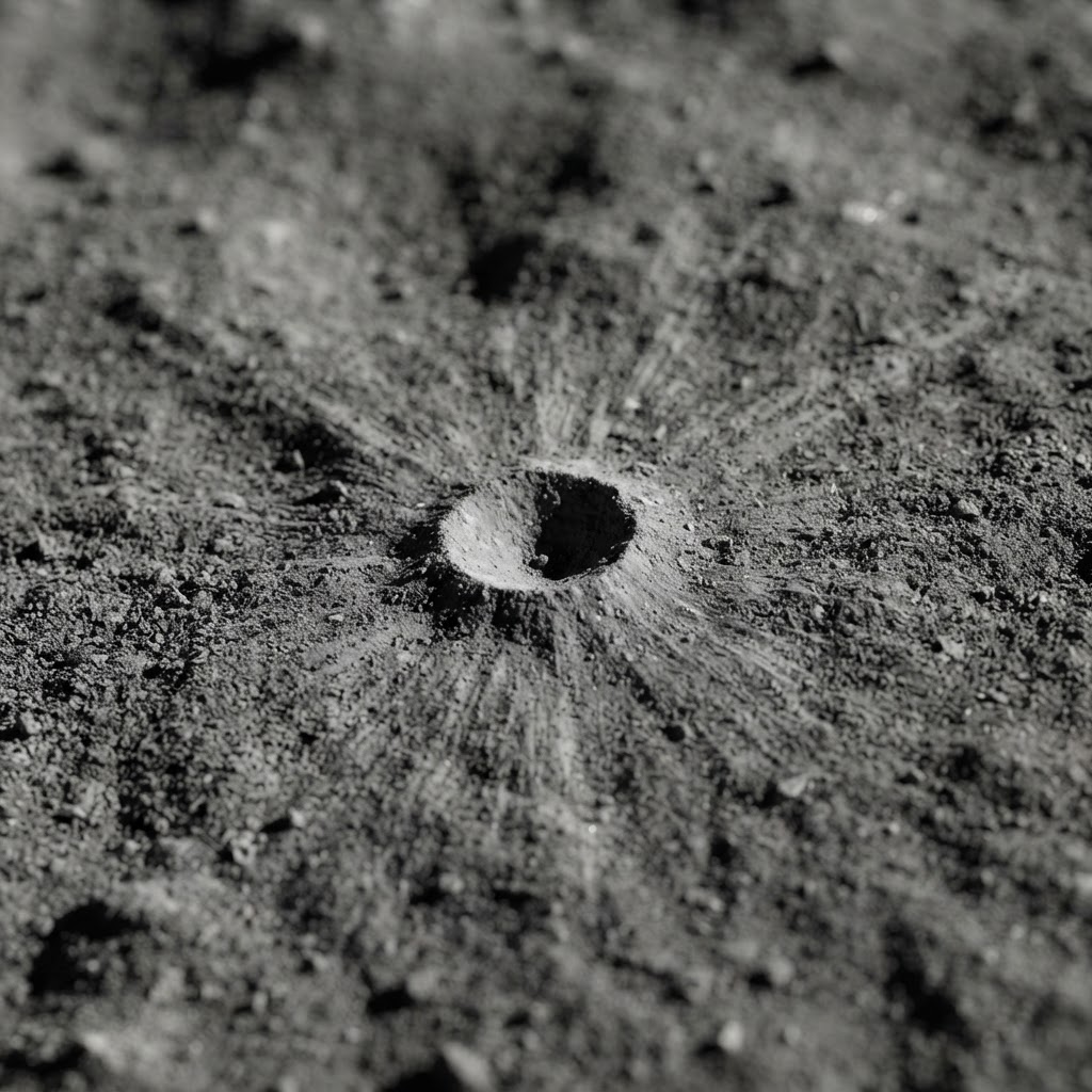SpaceX-Raketenstufe hinterlässt frischen Krater auf dem Mond