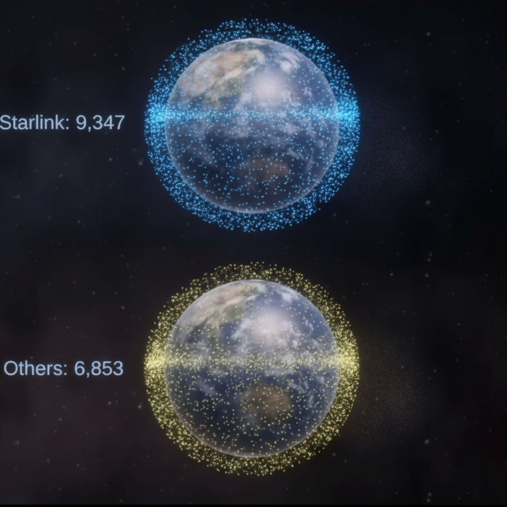 Lichterketten am Nachthimmel über Frechen: Was hinter den Starlink-Satelliten steckt