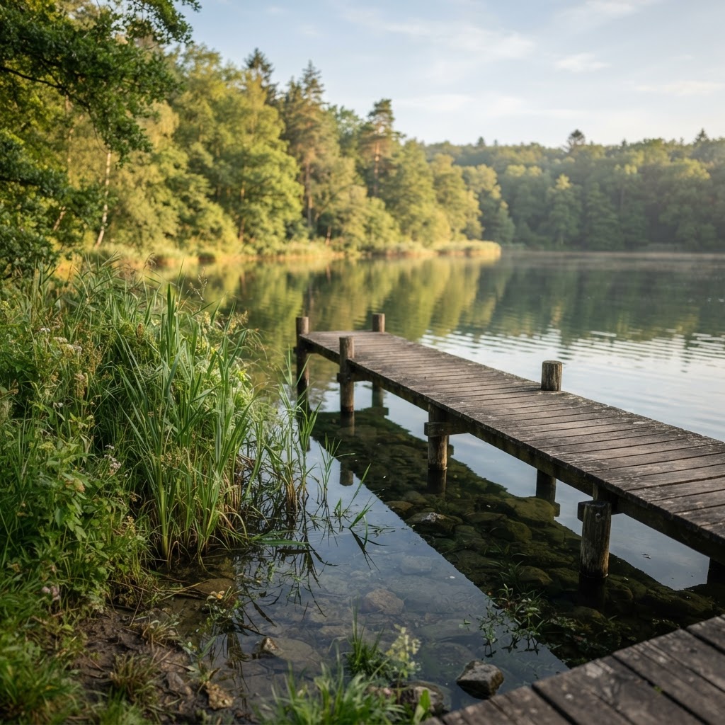 Liblarer See Runde Erftstadt: 6 Kilometer Familien-Wanderung an der Ville-Seenplatte
