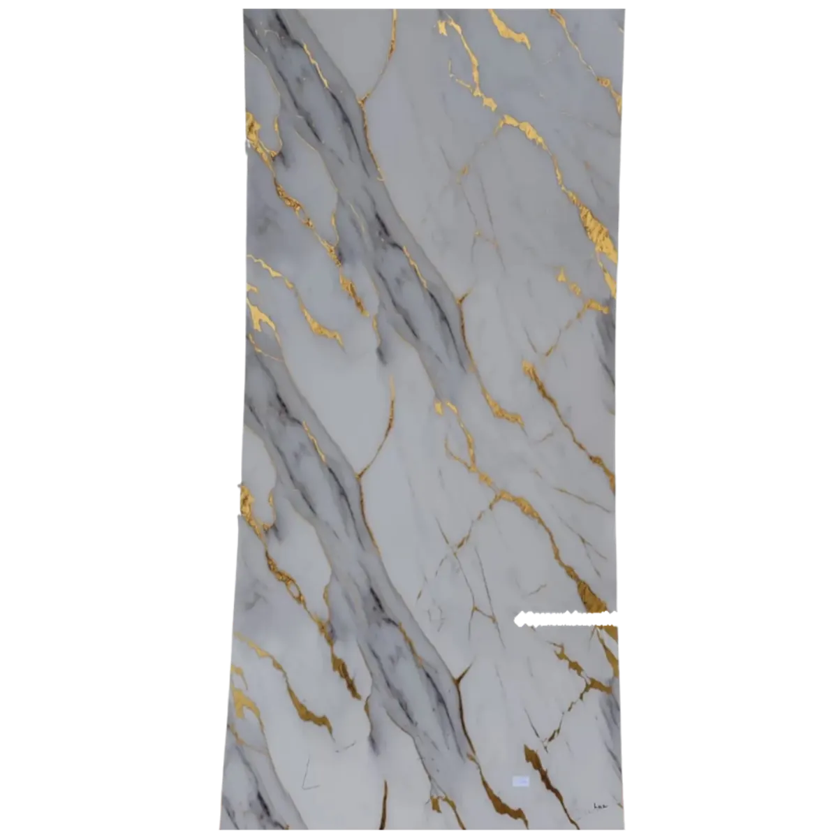 Grey and Gold Marble PVC Wall Panel alternate