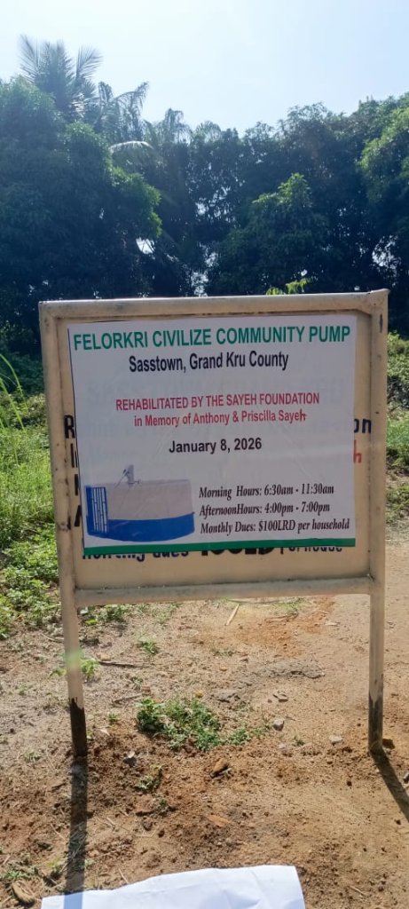 Felorkri Civilize Community Pump Rehabilitation