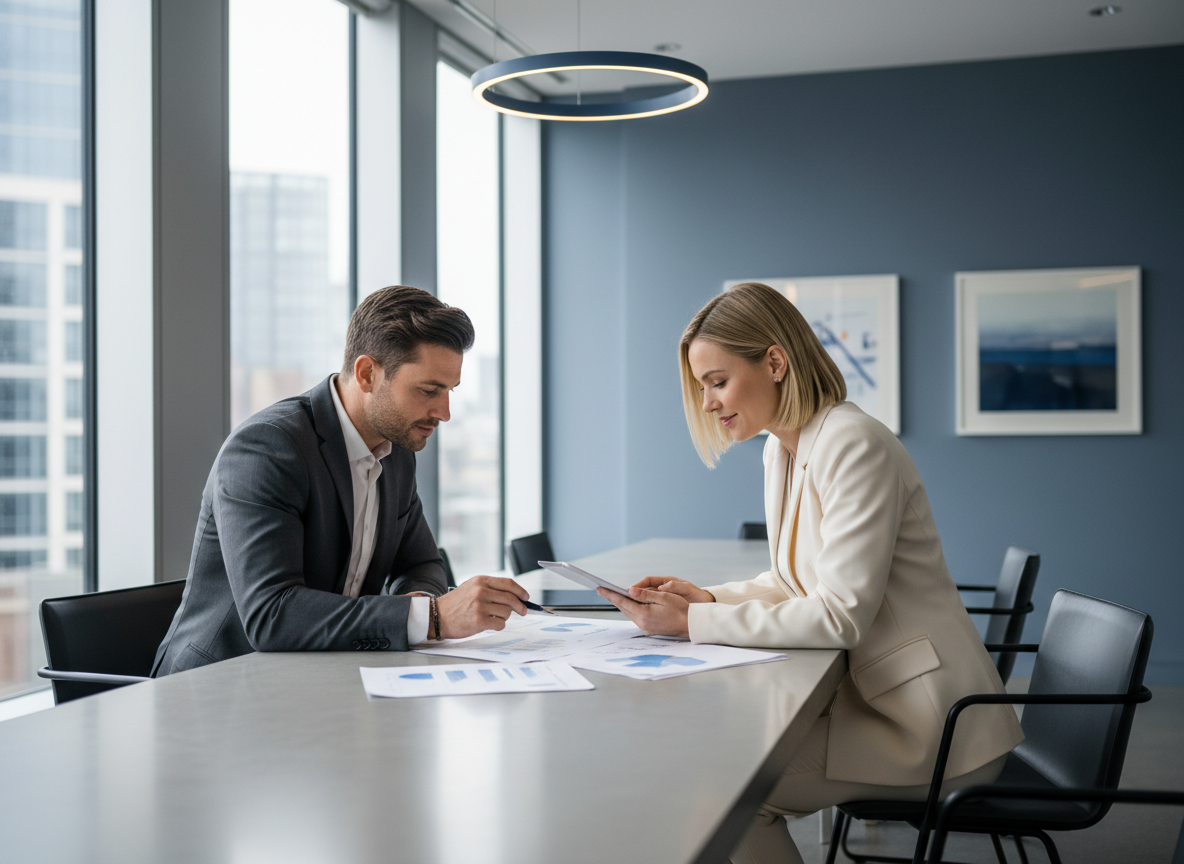 Zusammenarbeit im Büro