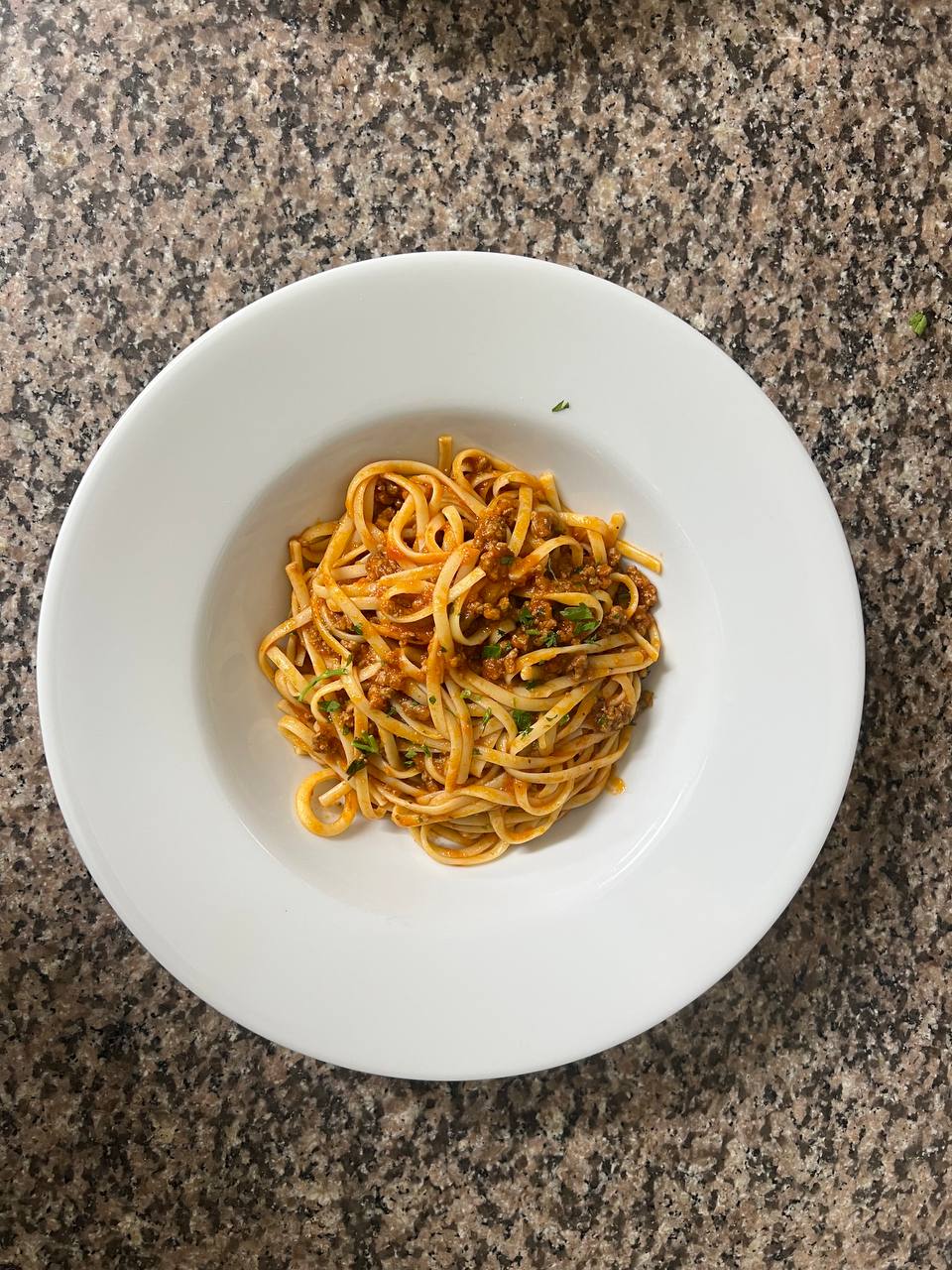 Linguine Bolognese