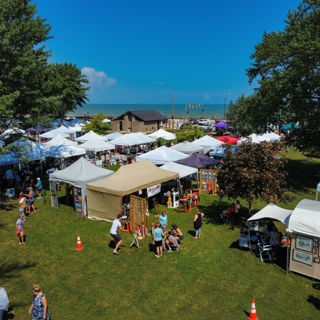 Arts in the Park — Lake Backdrop
