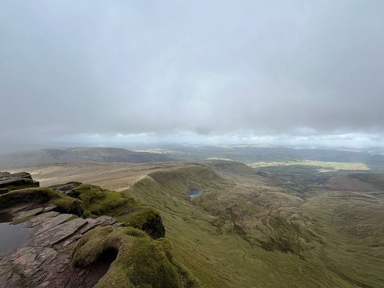View from Pen y Fan summit