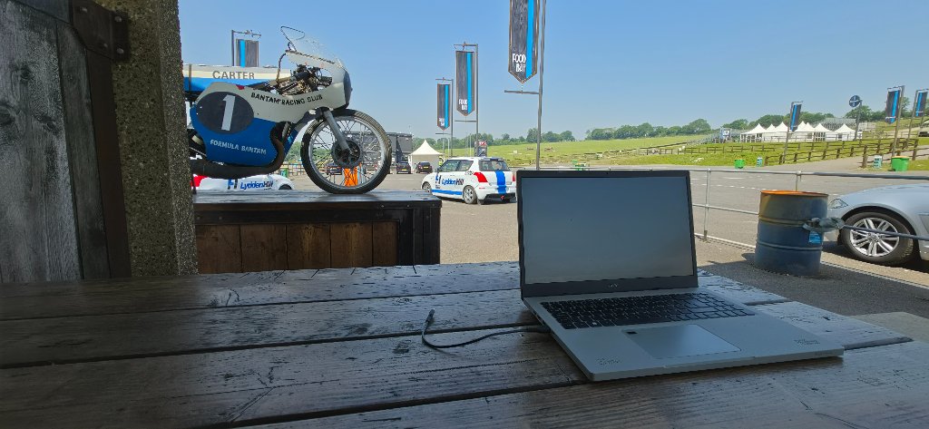 Hot desking at Lydden Hill