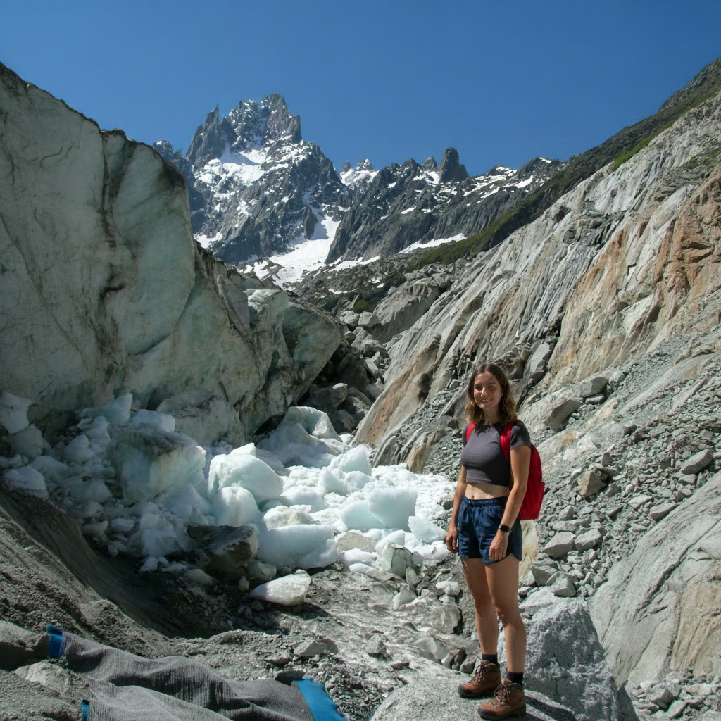 Hiking with Sophie — Mer de Glace