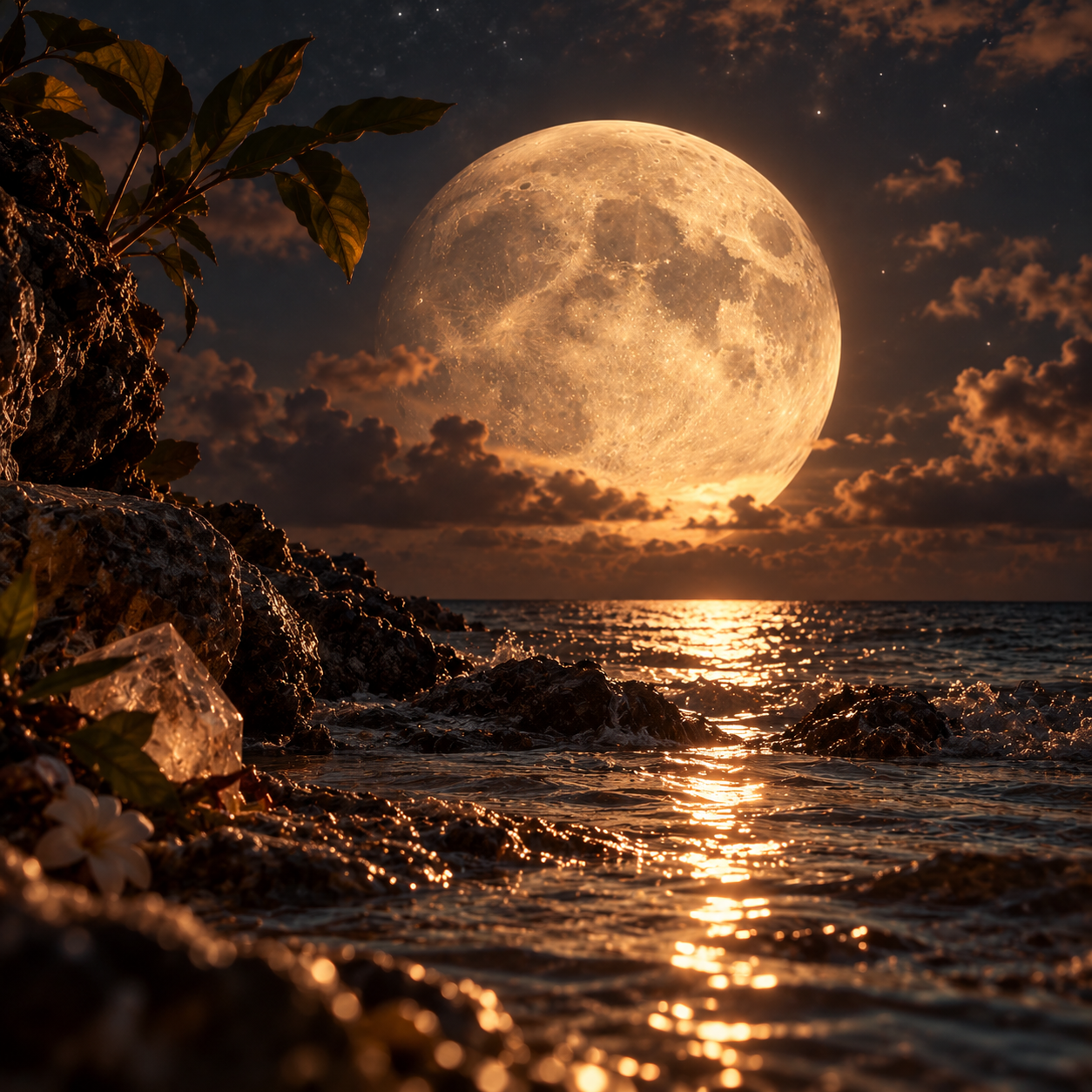 Golden hour by the sea, Sacred Circle community