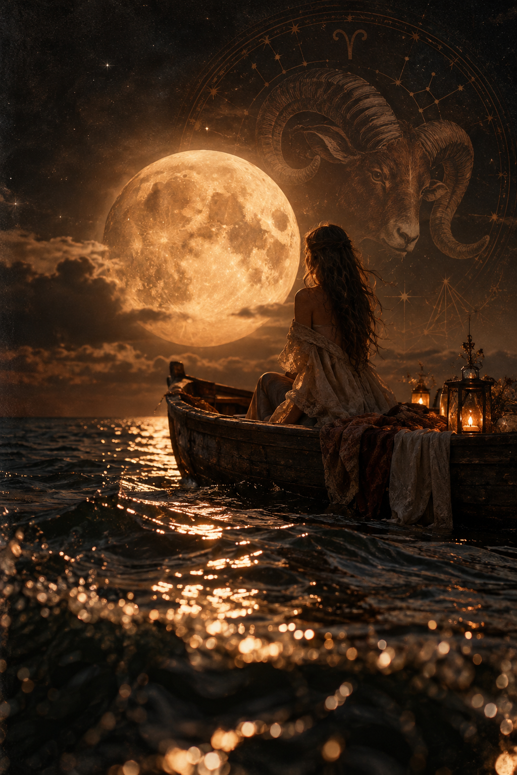 Sailing under the full moon, trust the current, know where to focus
