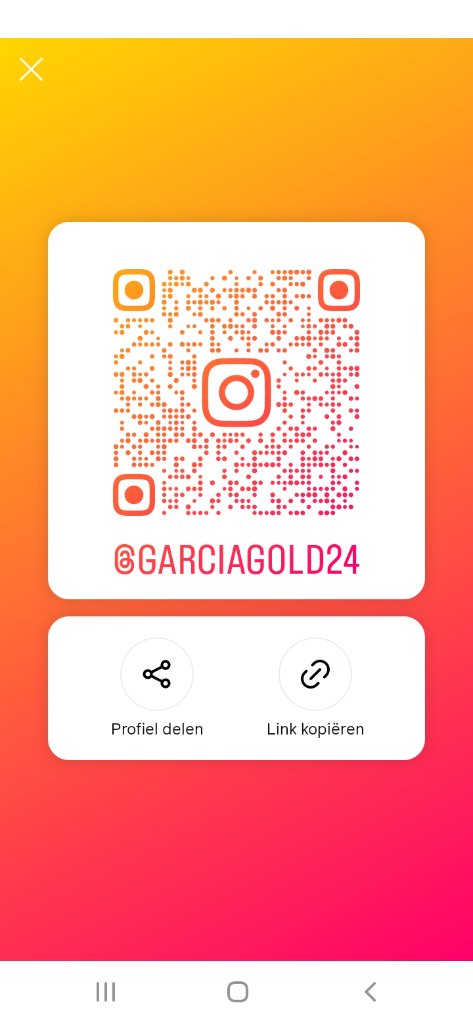 Instagram QR Code @garciagold24