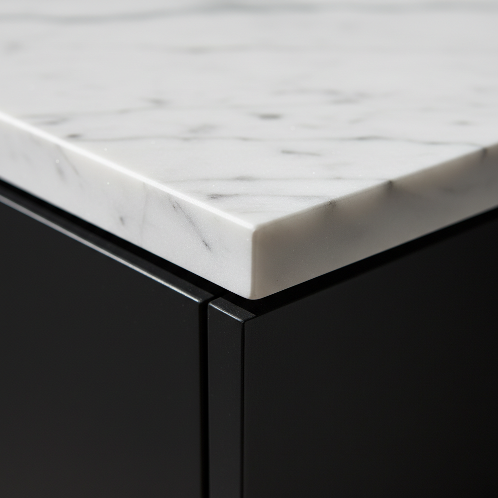 Mitered edge detail