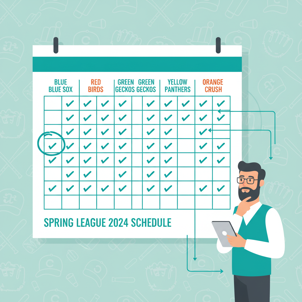 How to Create a Balanced Baseball League Schedule for Multiple Teams