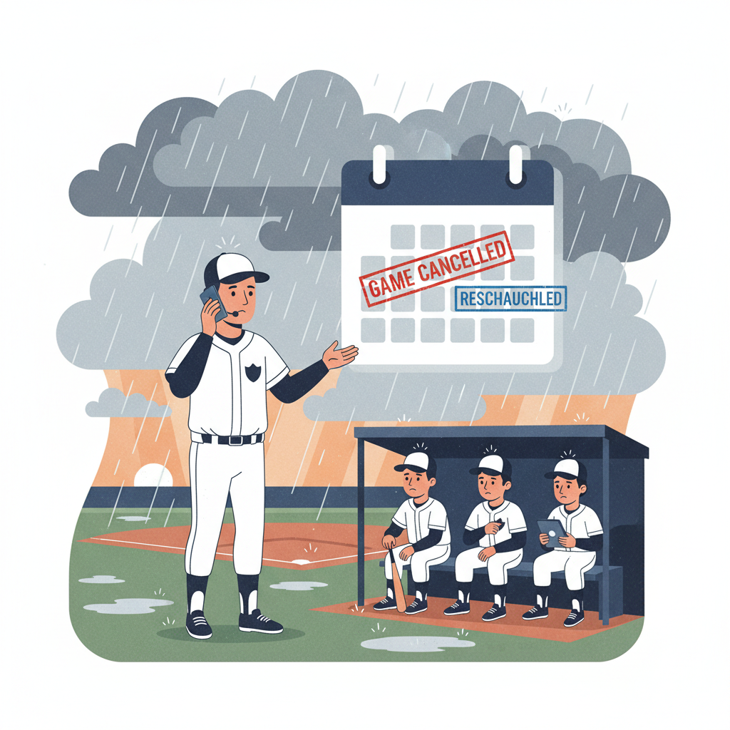 How to Handle Weather Cancellations and Reschedule Games Efficiently