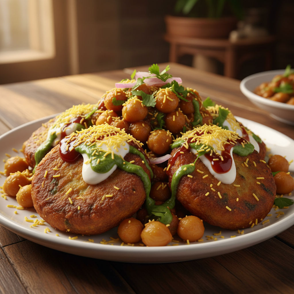 Aloo Tikki Chaat