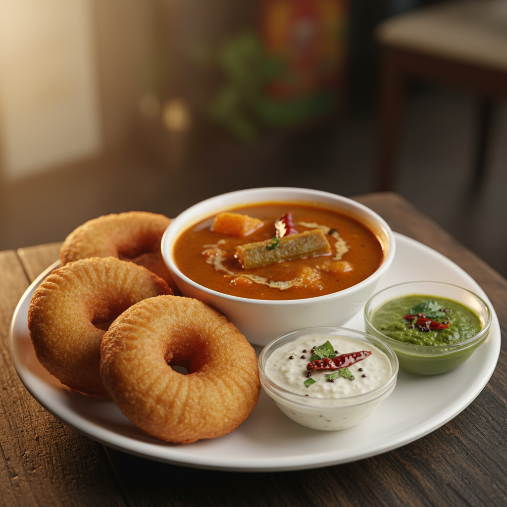 Vada Sambhar (3pcs)