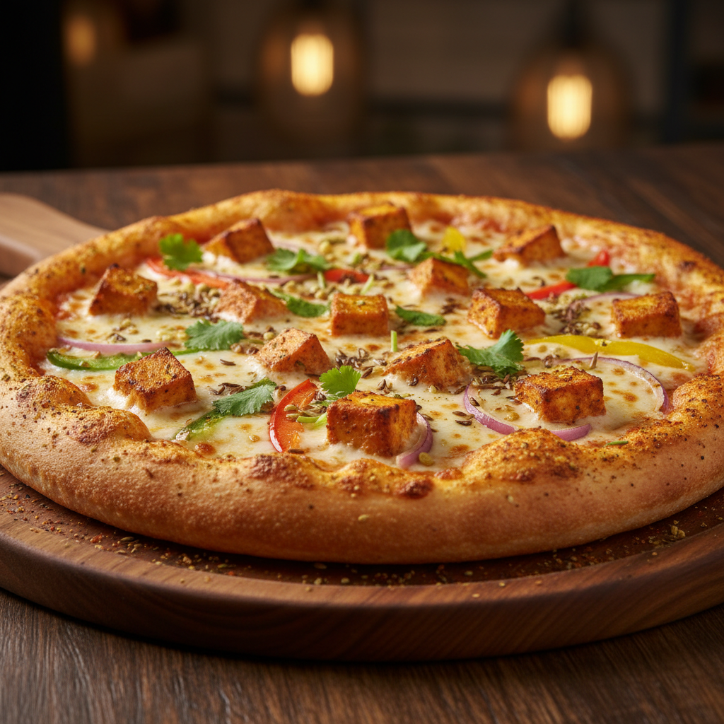 Paneer Tikka Pizza