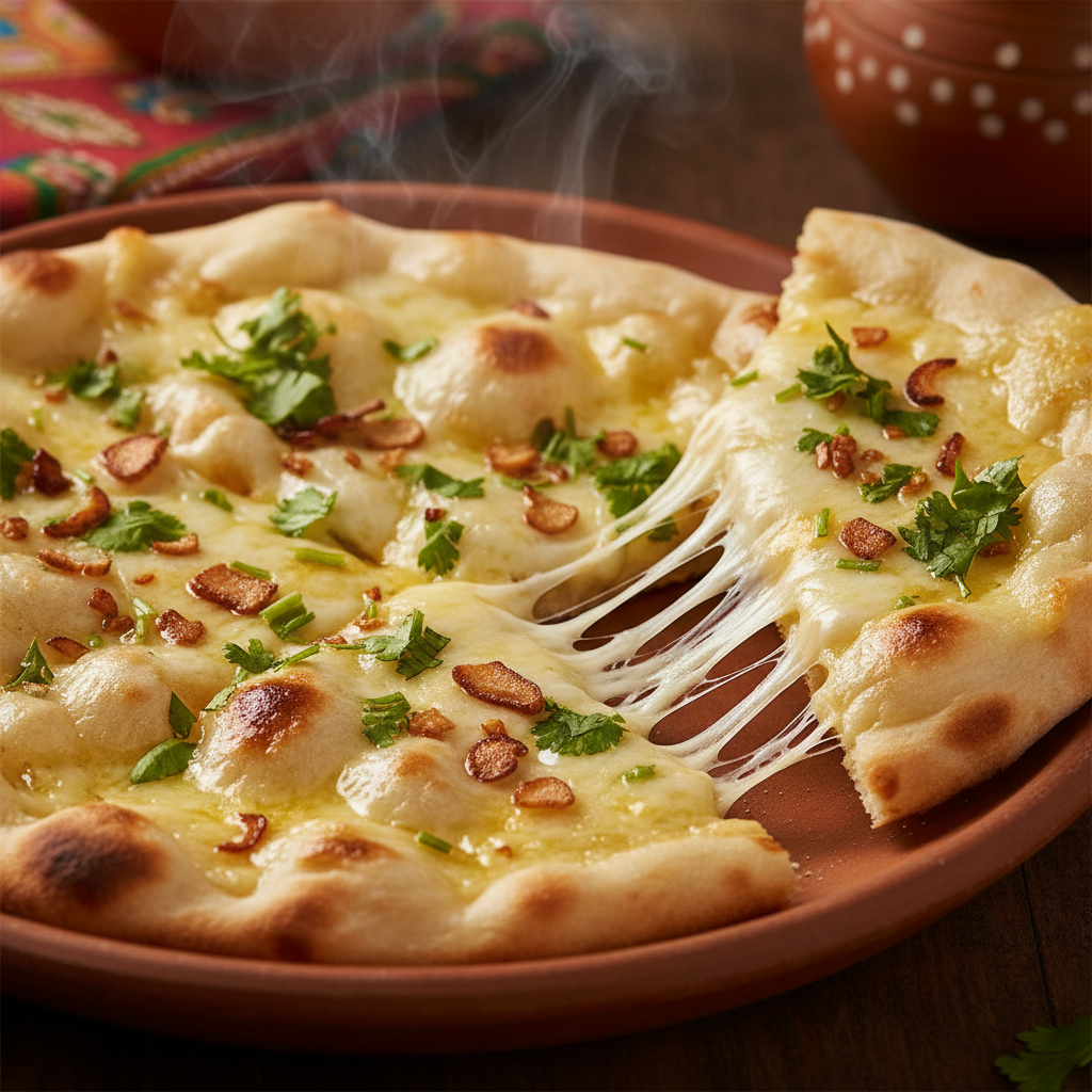 Cheese Garlic Naan