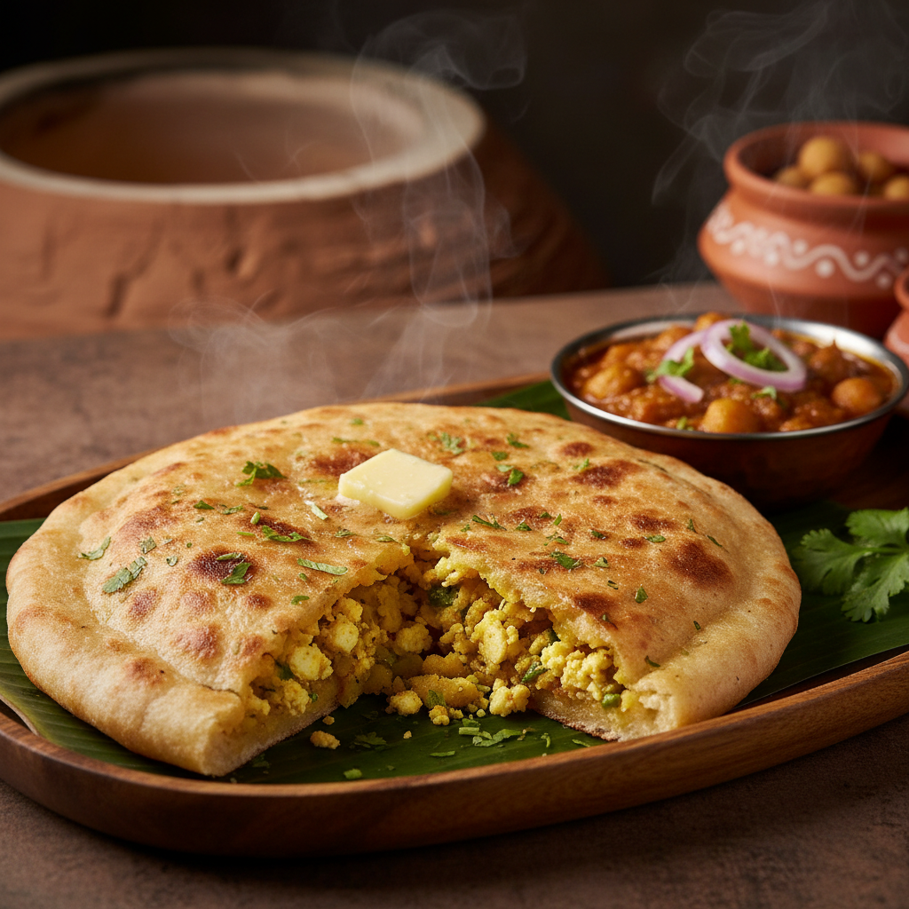 Aloo/Paneer Kulcha