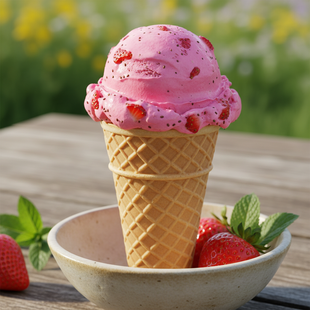 Strawberry Ice Cream