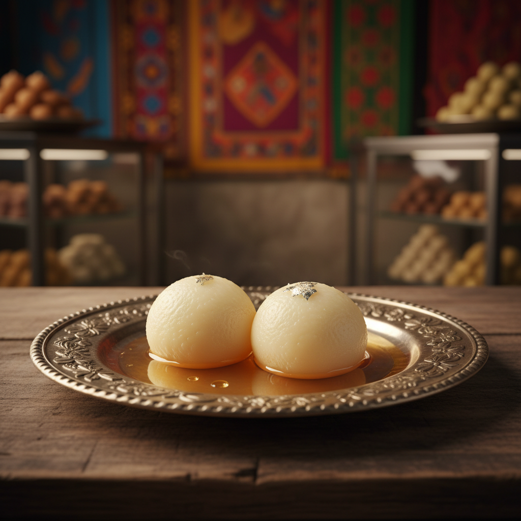 Rasgulla Plate (2pcs)