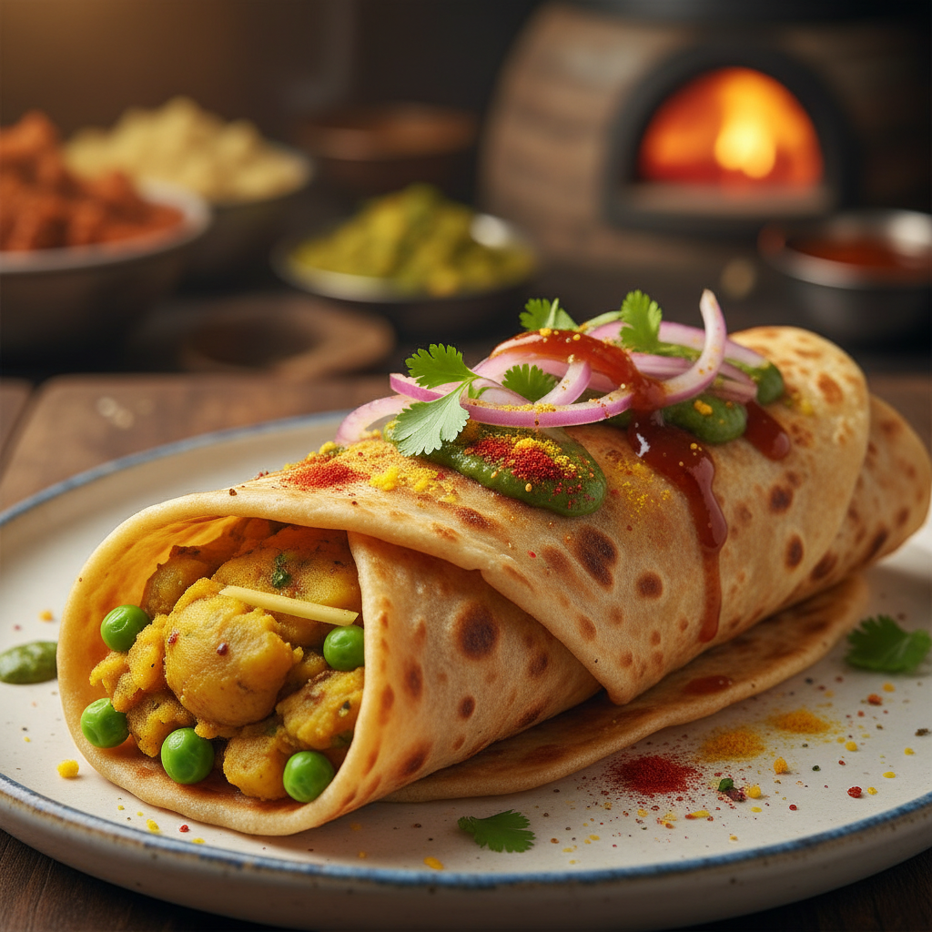 Aloo Kathi Roll