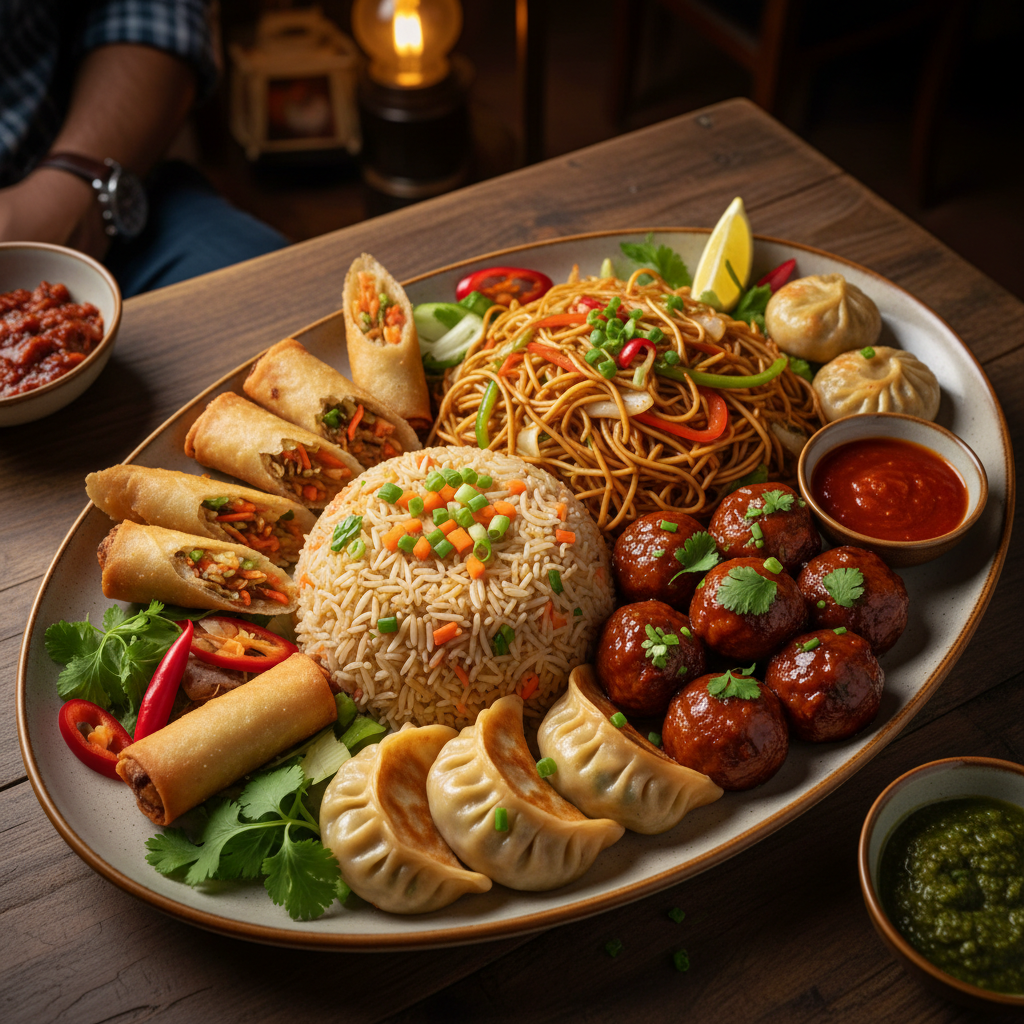 Veg Chinese Platter