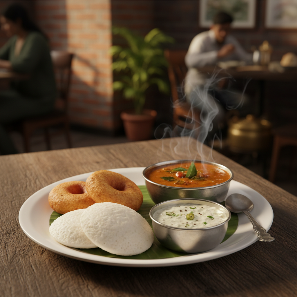 Idli / Vada Sambhar (4pcs)