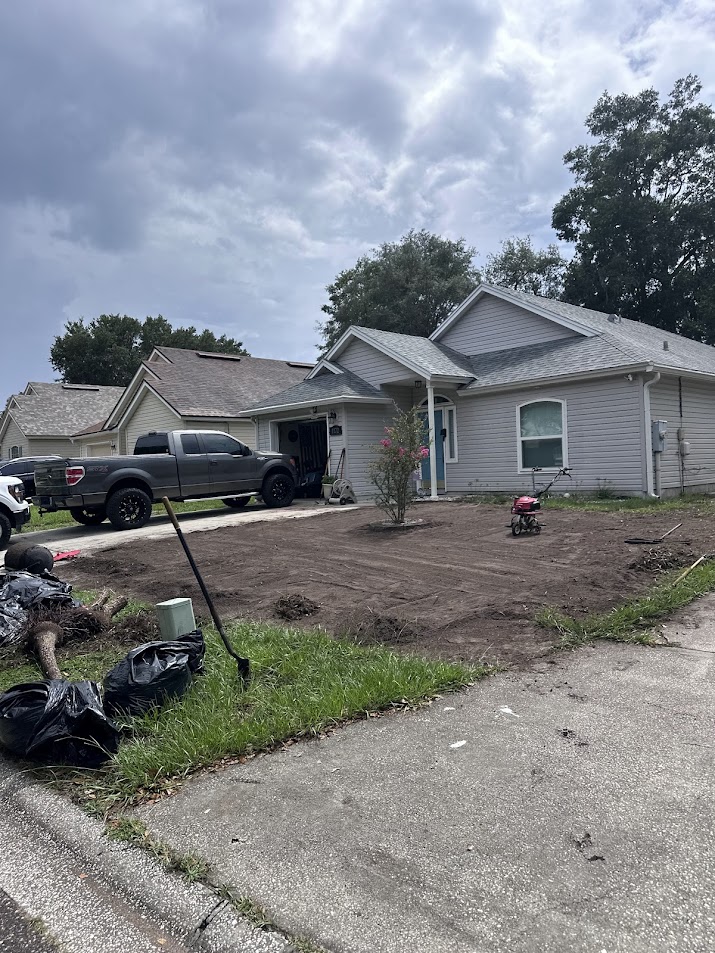 Lawn care on a large Clay County lot in Orange Park and Fleming Island, Florida