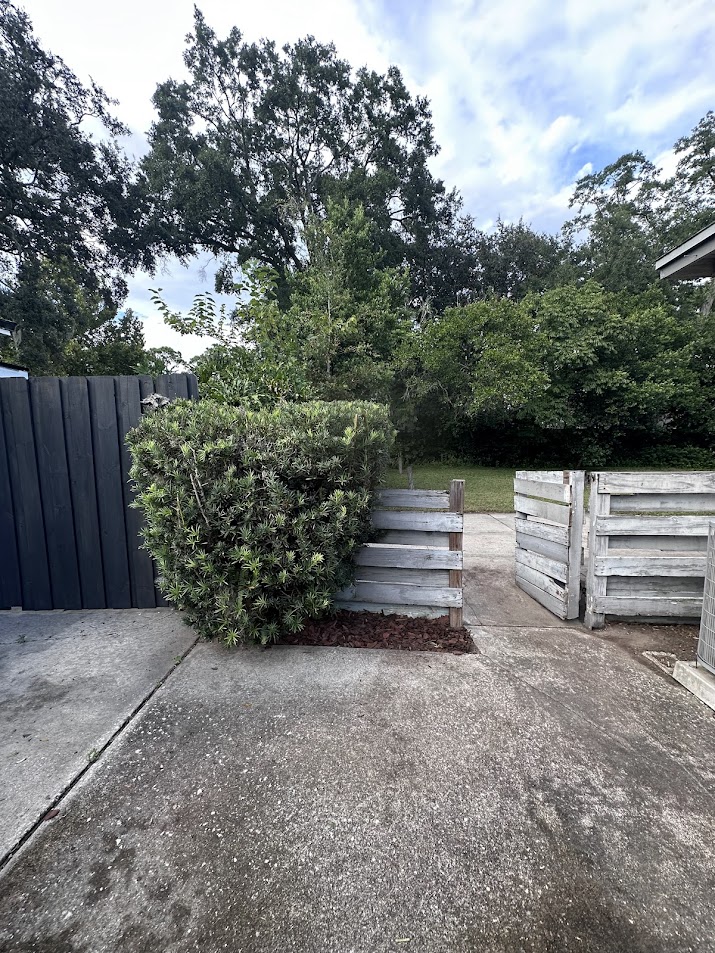 Lawn care at a Jacksonville Beach home in Florida