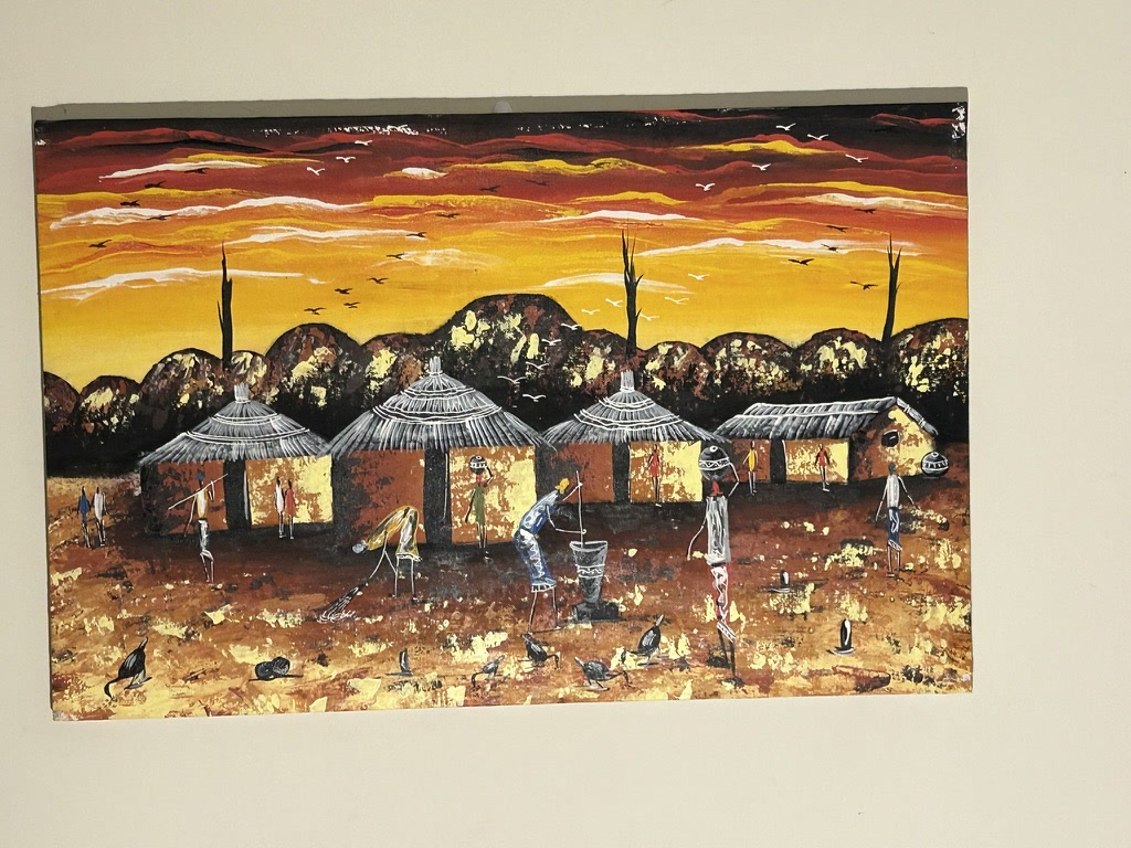 African Village at Dusk