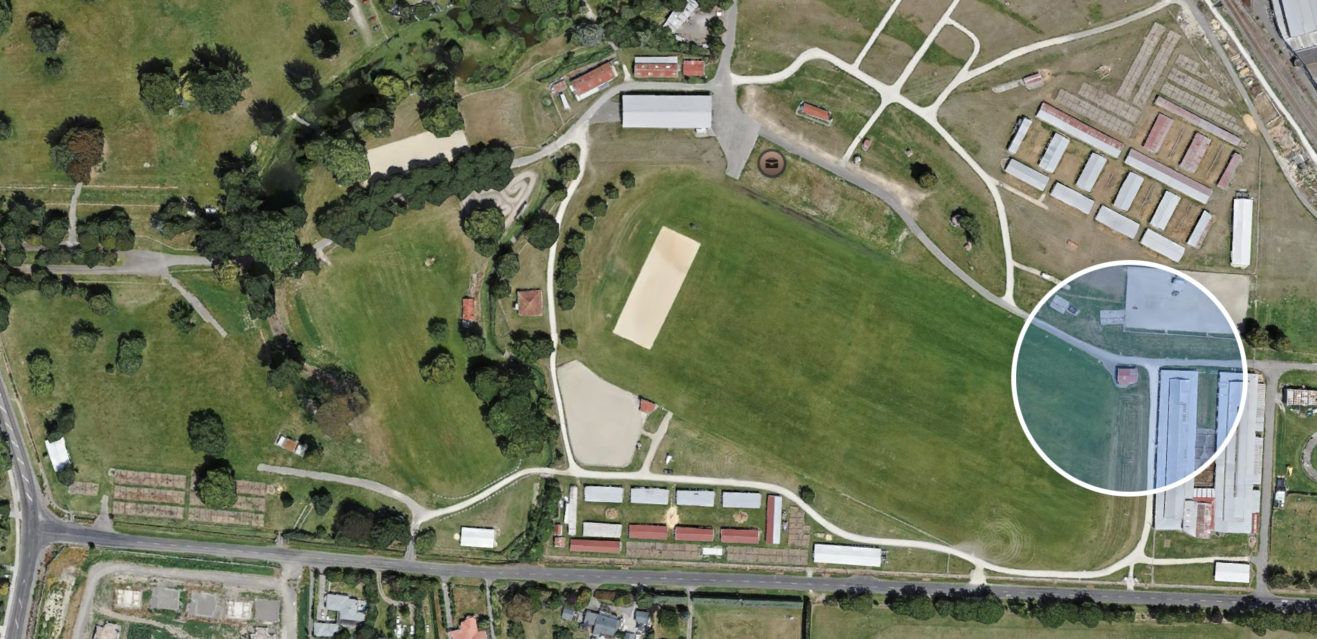 Tōmoana Showgrounds venue map