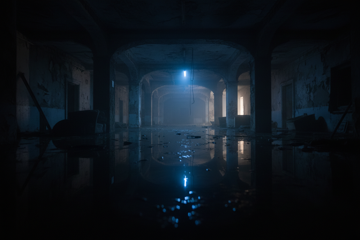 Flooded basement