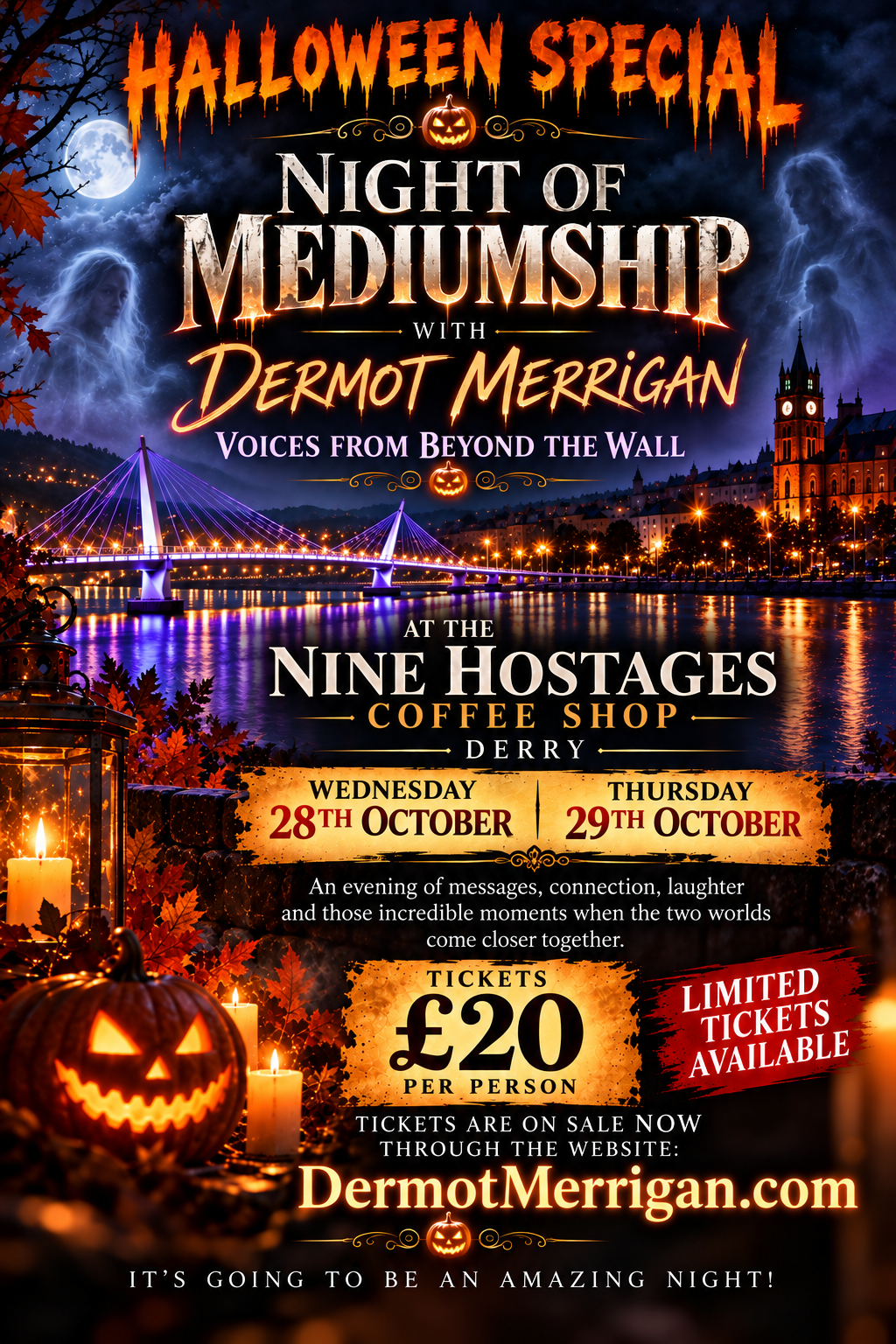 The Nine Hostages Coffee Shop — Wednesday 28th October 2026