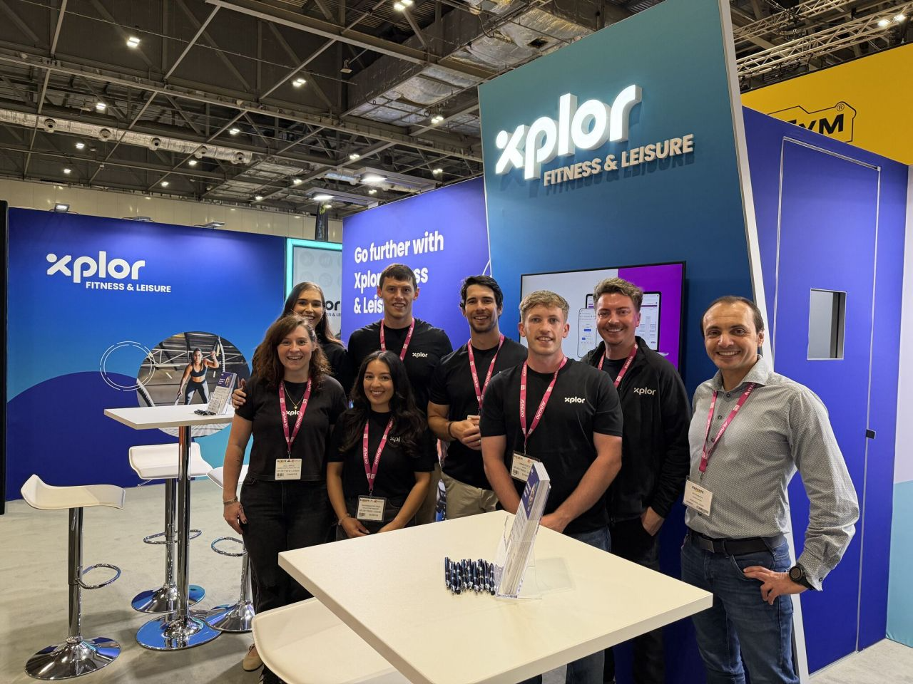 The Xplor Fitness & Leisure team on the ground at an industry event