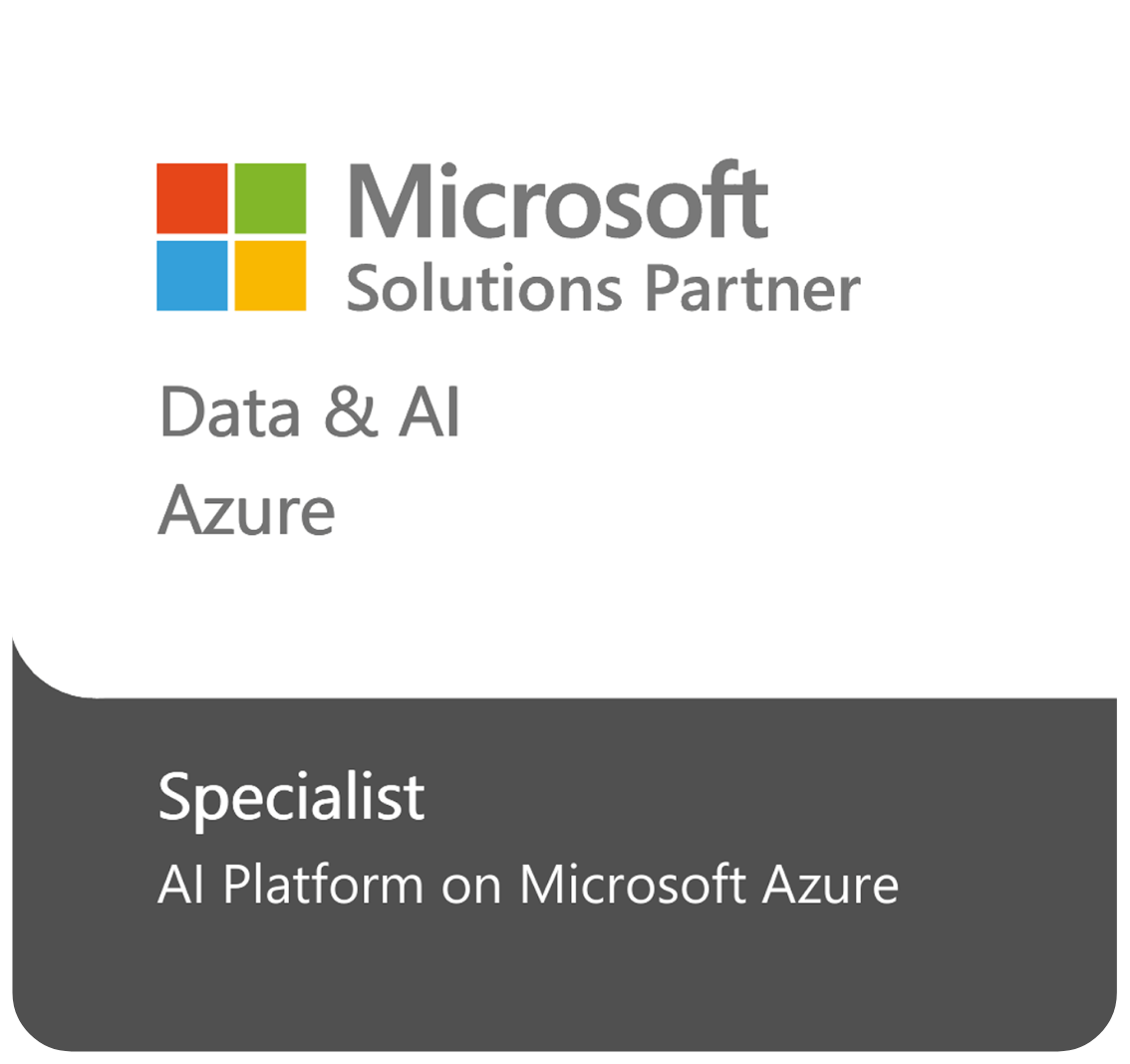 Microsoft Solutions Partner — Data and AI, Azure. Specialist: AI Platform on Microsoft Azure