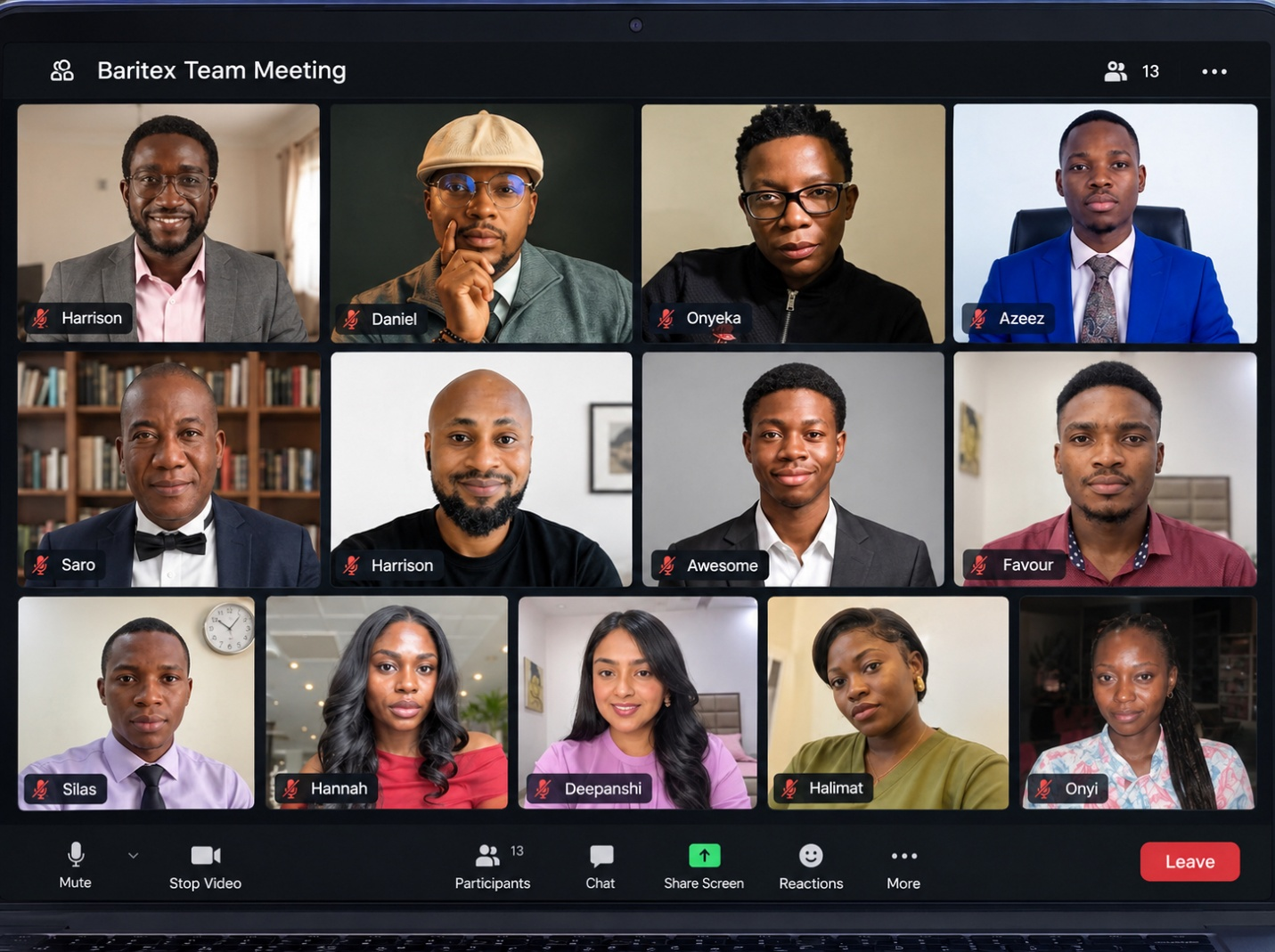 The Baritex team during a recent working session