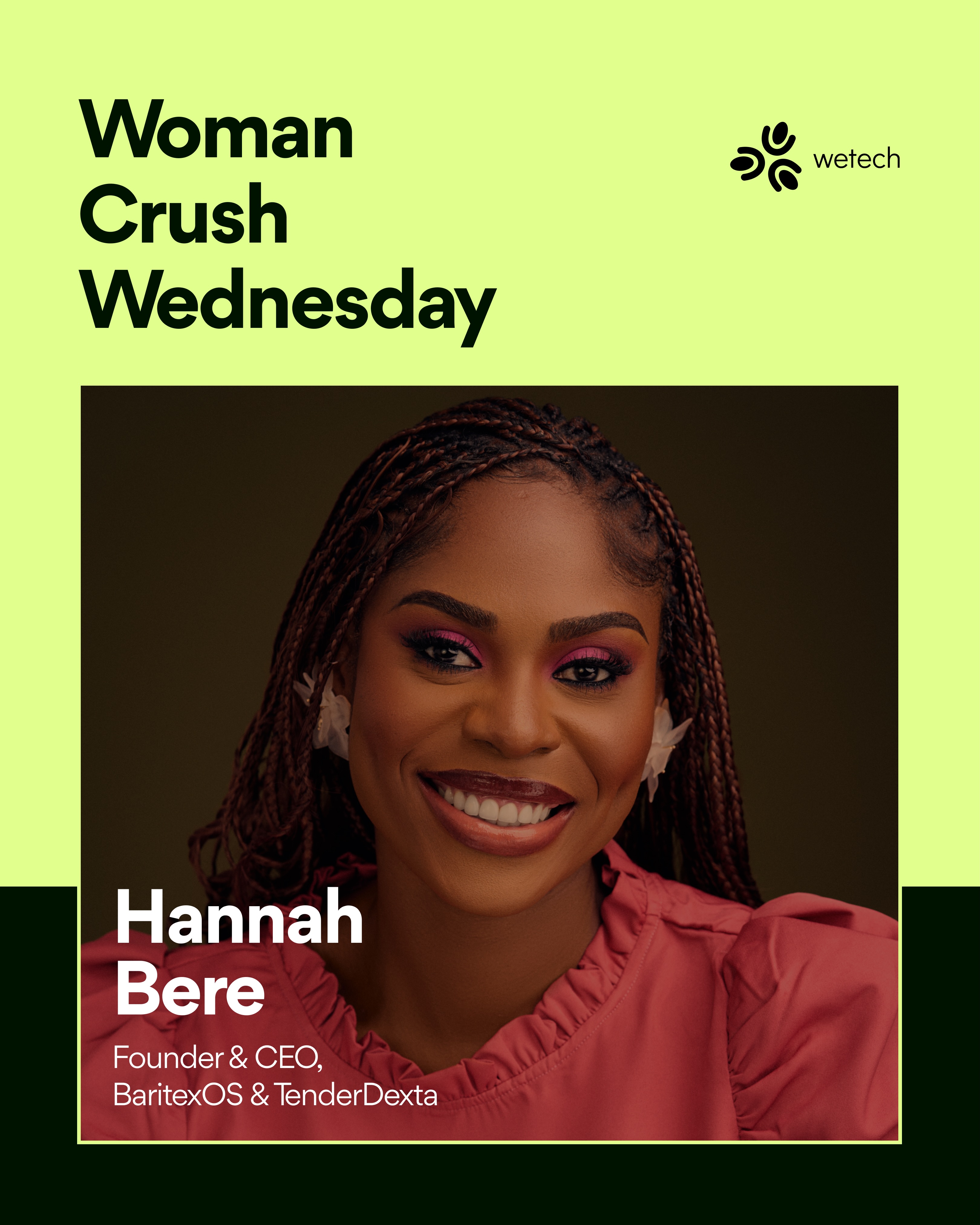 Woman Crush Wednesday feature — Hannah Bere, Founder of BaritexOS