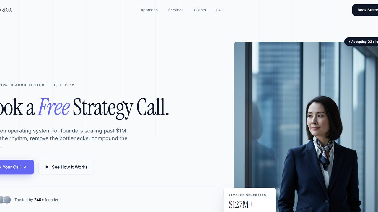 Consult Pro template preview