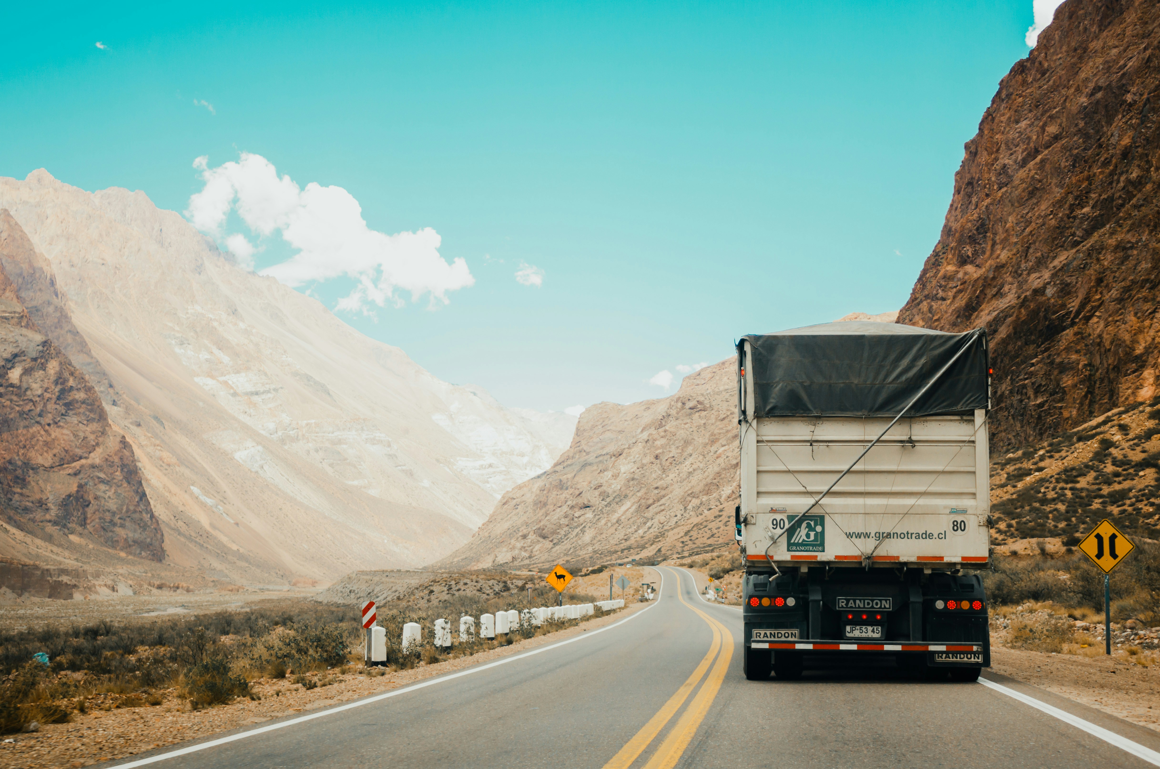 Cattle transport on Baltic roads