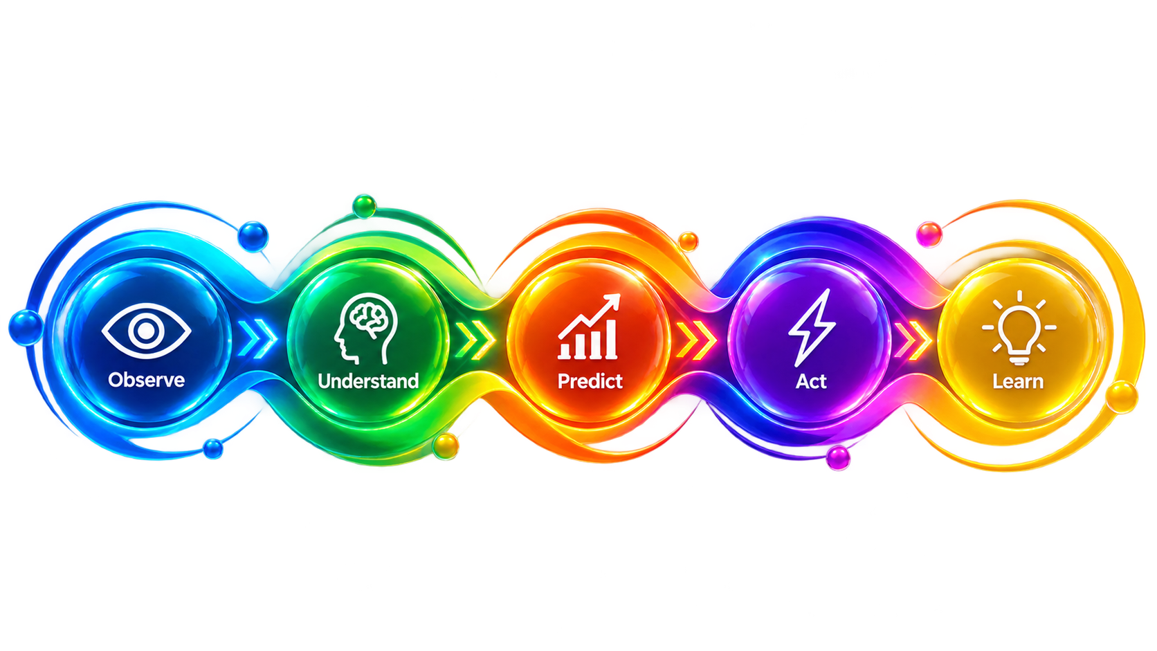 Playonomy Intelligence Cycle: Observe, Understand, Predict, Act, Learn