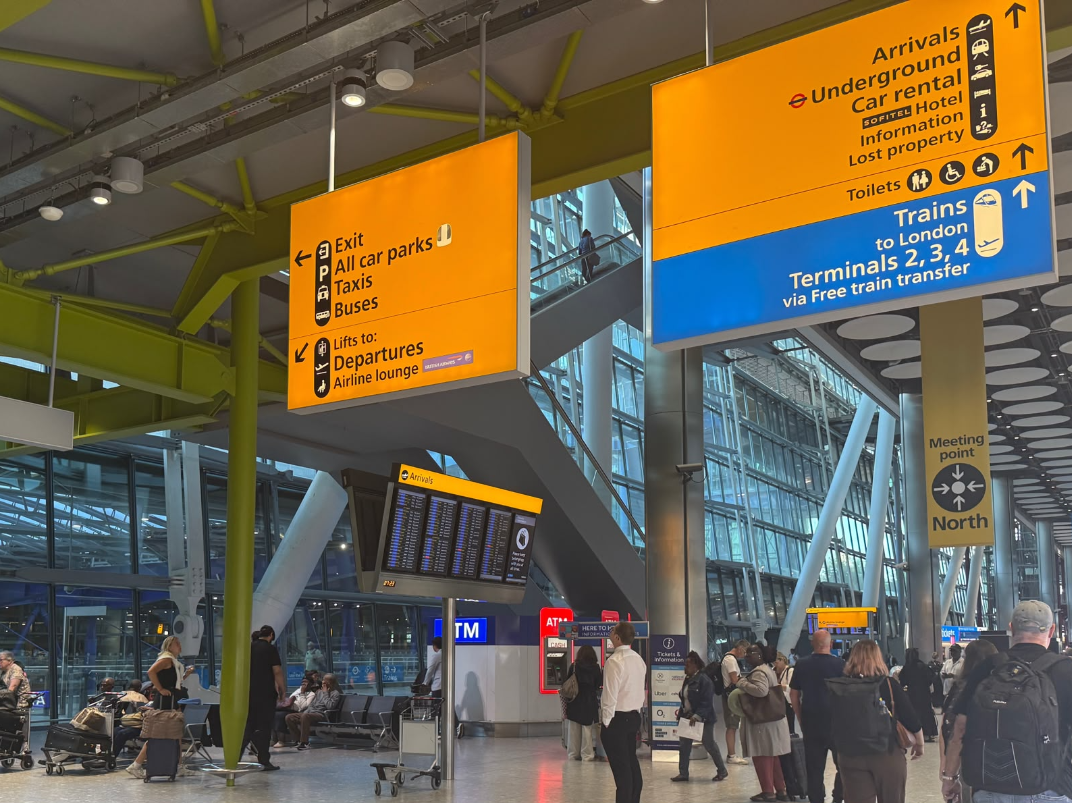 Terminal 5 — Green Lifts by the Cash Points