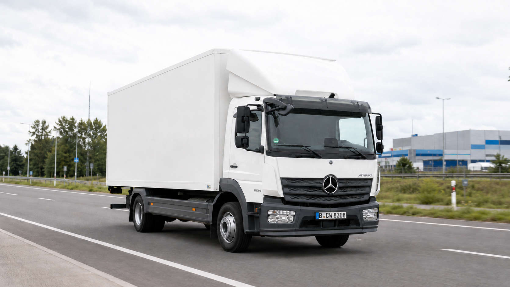 LKW im Straßeneinsatz