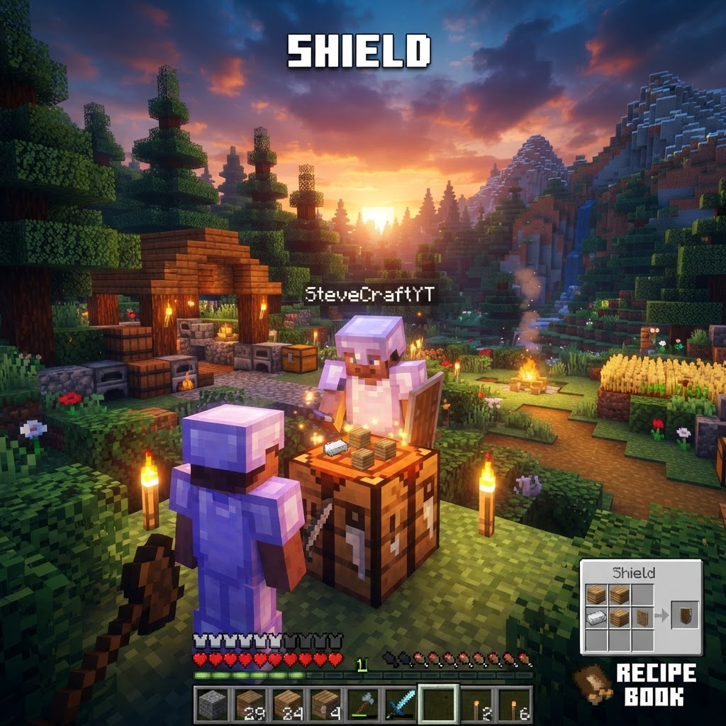 Make a Shield in Minecraft: Complete Crafting & Usage Guide