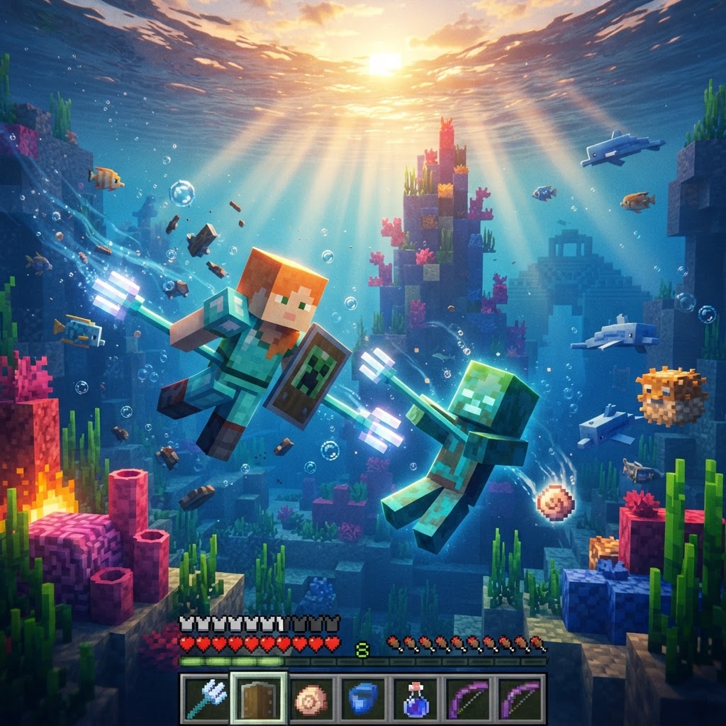 How to Get Nautilus Shells Fast in Minecraft