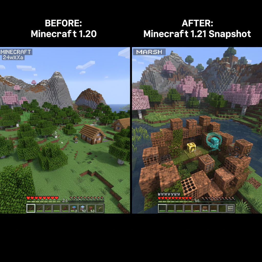 Minecraft Snapshot Features