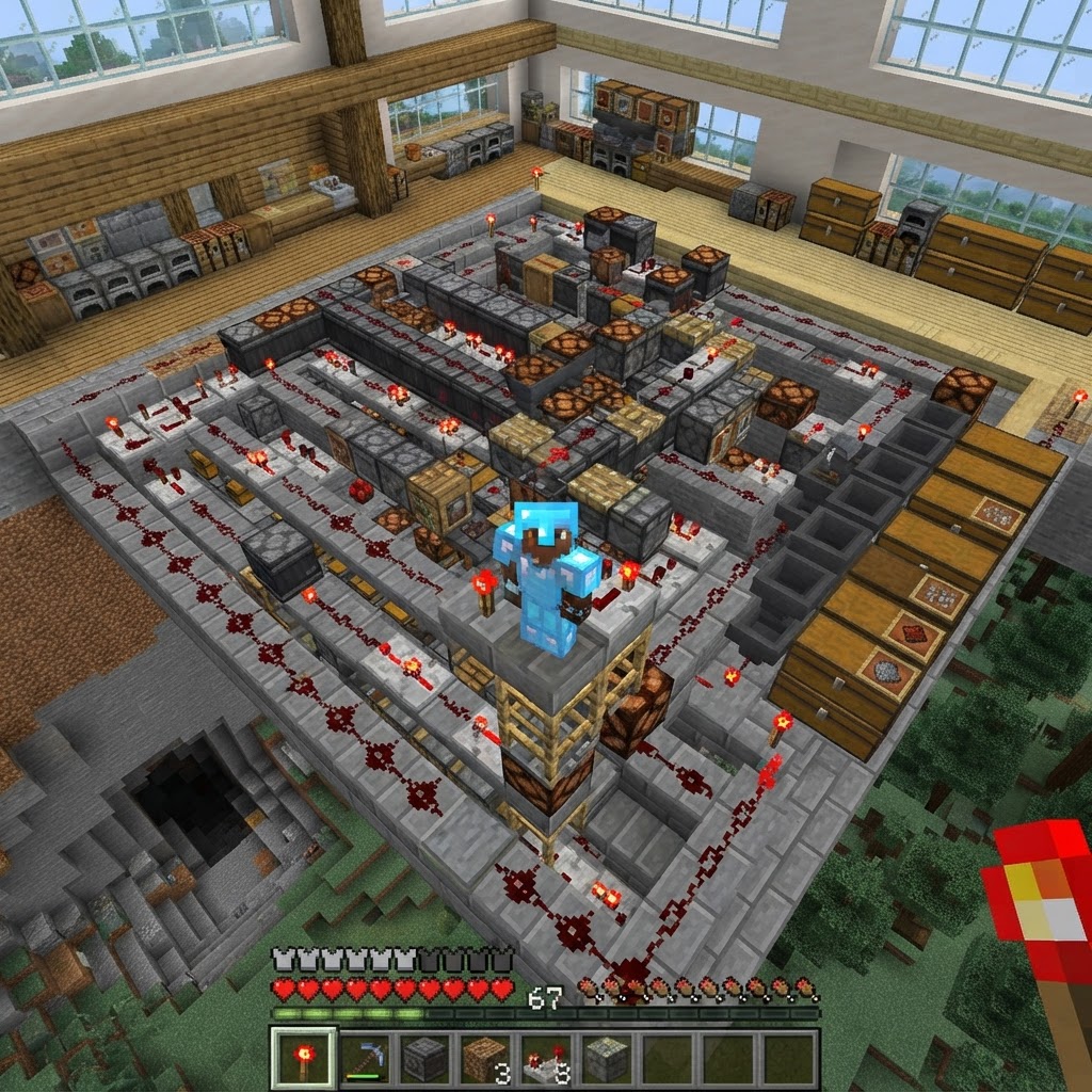 Minecraft Survival: Build an Automatic Trading Hall