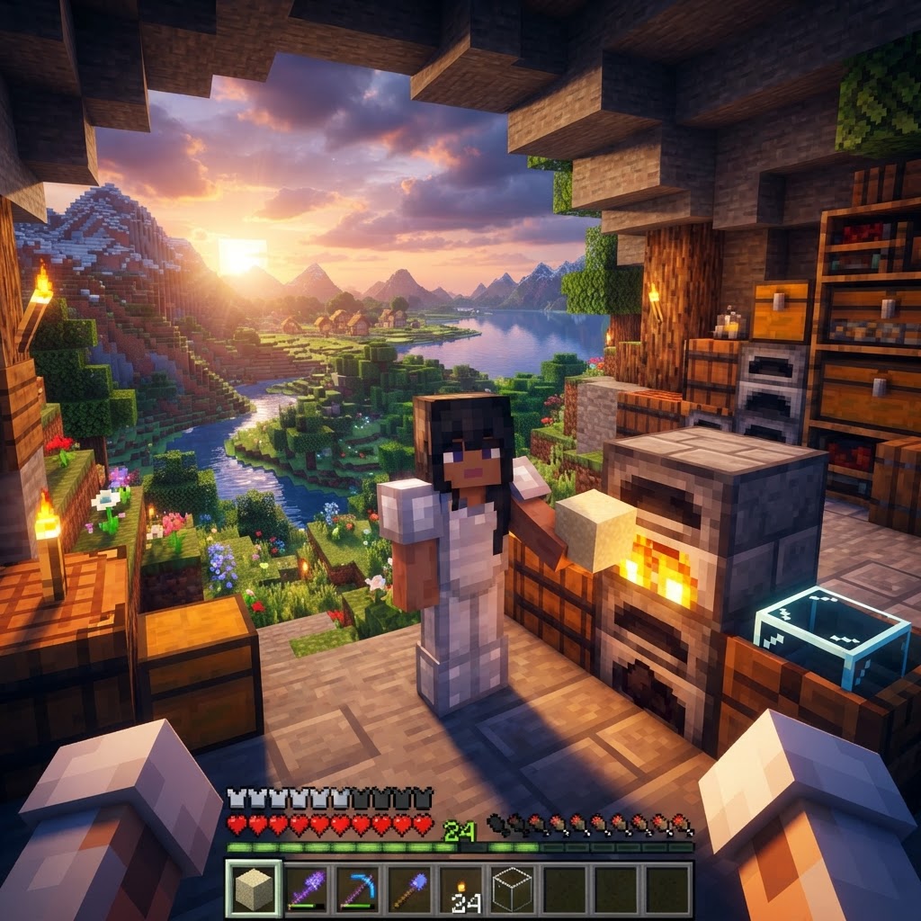 Minecraft Glass Guide — How to Make Glass Fast