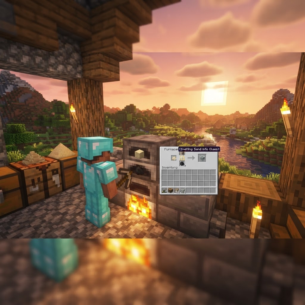 Glass in Minecraft: Complete Guide to Make, Use & Save Sand